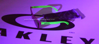 Oakley Frogskins BlackLight Green - Black / Grey (24-286)